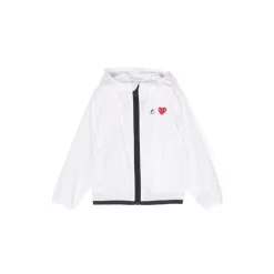 3 White K-Way Hoodie