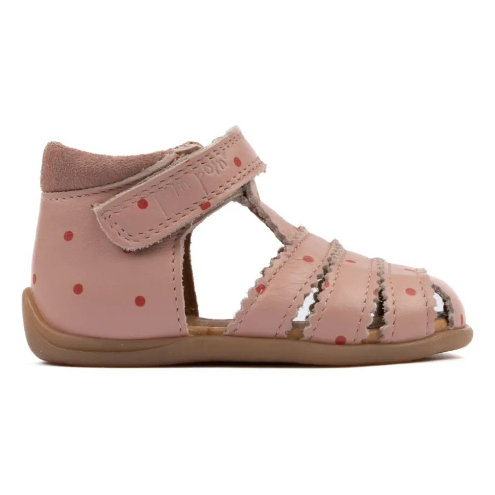 Begynder Sandal - Old Rose Dot