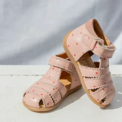 Begynder Sandal - Old Rose Dot