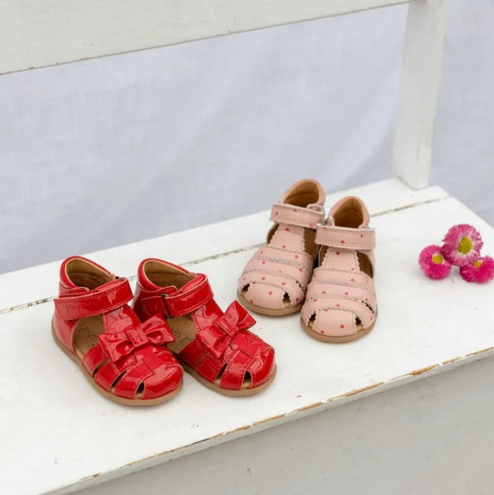 Begynder Sandal - Old Rose Dot