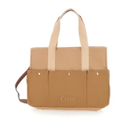 Beige skiftetaske med Fasciatoio