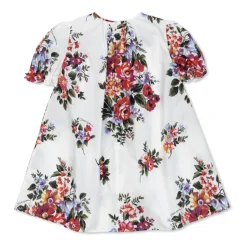 Blomsterbuket Print Bomuldskjole