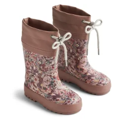 Blomsterprint Gummistøvler - WF551k-02