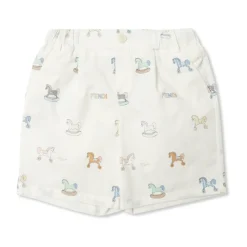 Bomulds Shorts med Print