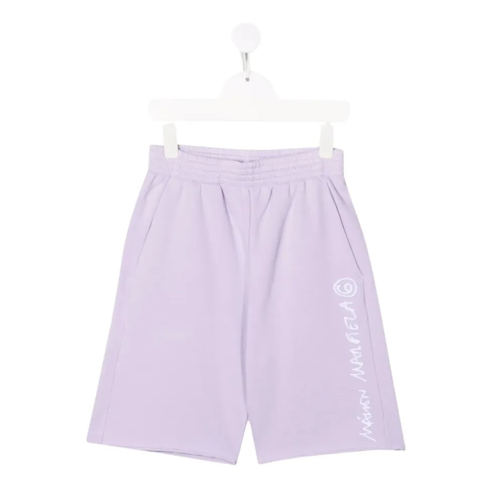 Cotton Logo Shorts