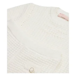 Cremefarvet kjole og T-shirt sæt