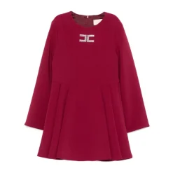 Crystal Embellished Flared Dress