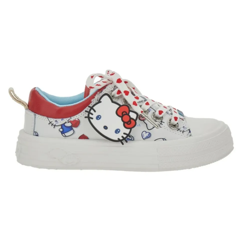 Glitterbesatte blomstersneakers