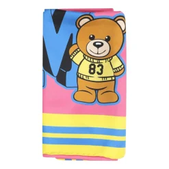 Luksus Silkeskærf med Teddy Bear Print