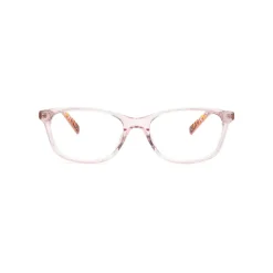 Multifarvede Acetatrammer med Pink Skive