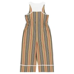 Stribet Bomulds Jumpsuit