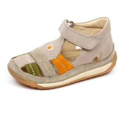 Taupe Sandal Første Skridt Baby Sko