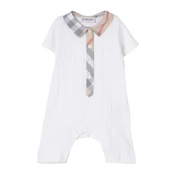 Tjekdetaljeret Rib Romper
