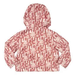 Vindtæt børnefrakke med logoprint