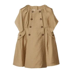 Viskose Trenchcoat Kjole