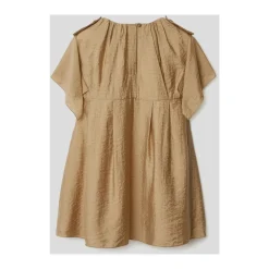 Viskose Trenchcoat Kjole