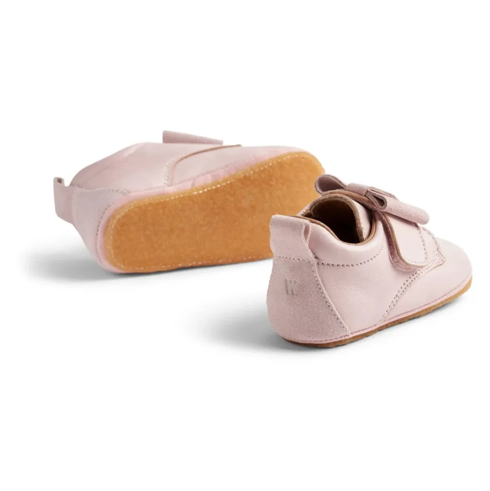 Wheat Footwear - Indoor Shoe Bow, WF404j - Rose Ballet